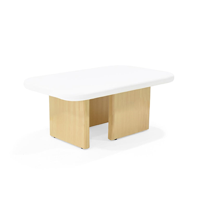 Mesa de centro stone blanco