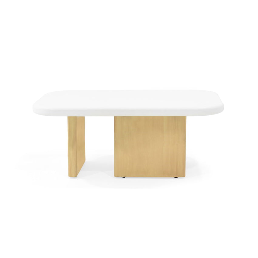 Mesa de centro stone blanco