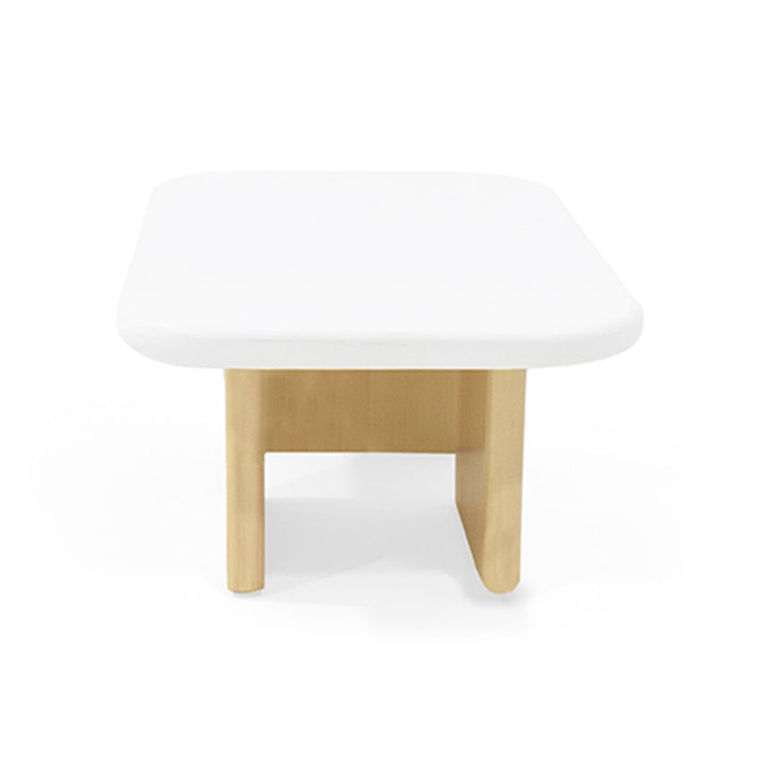 Mesa de centro stone blanco