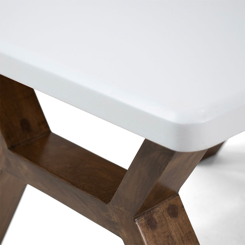 Mesa de centro masali blanco
