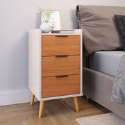 Mesa de noche angeles natural blanco