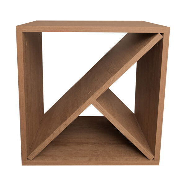 Mesa De Noche Capell Color Marrón