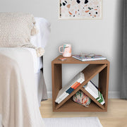 Mesa de noche capell color marron