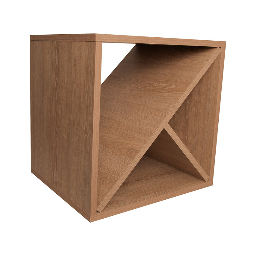 Mesa De Noche Capell Color Marrón