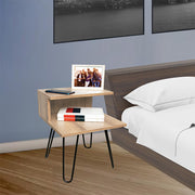 Mesa de noche montevideo color beige