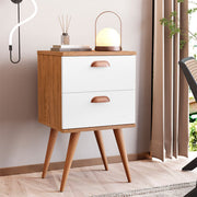 Mesa de noche new blanco natural