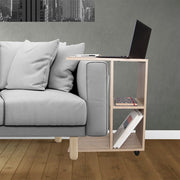 Mesa de noche zamora color beige