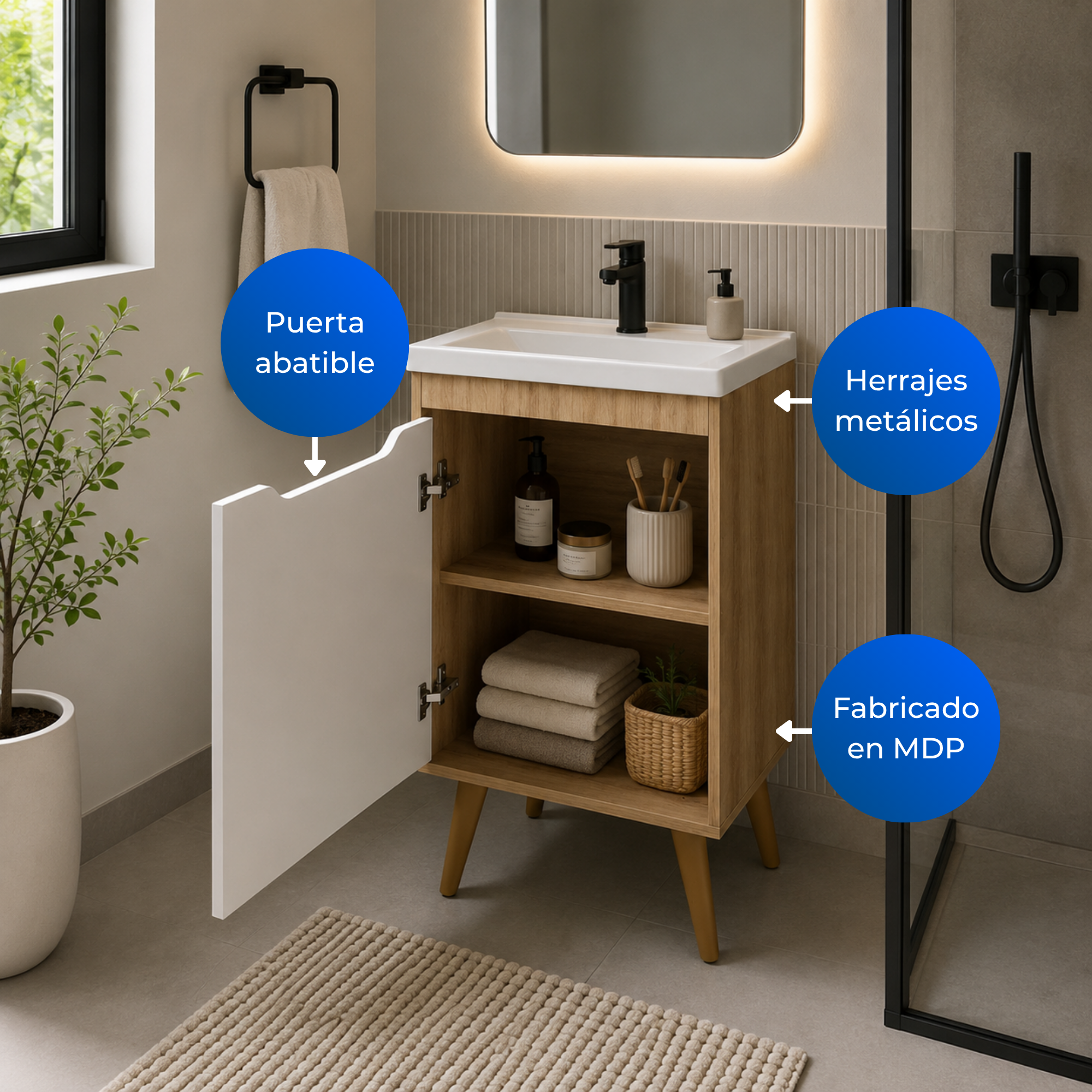 Mueble de Baño con Lavamanos Nexo