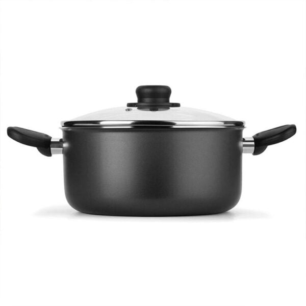 Olla Superior 26 cm Con Tapa Gris