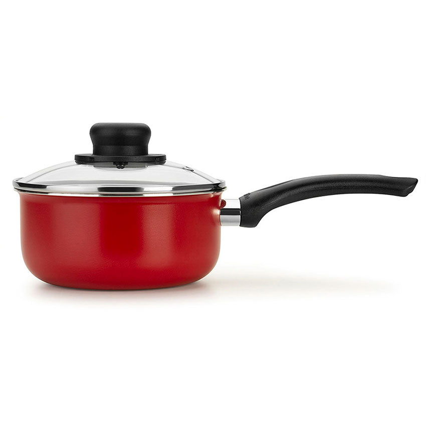 Olla Red 18cm Con Tapa Rojo