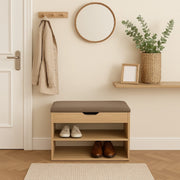 Mueble Organizador Zapatero-Baúl  43x60x30cm Madera/Mocca