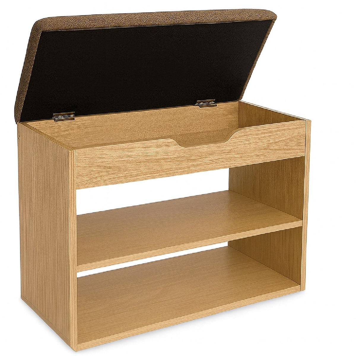 Mueble Organizador Zapatero-Baúl  43x60x30cm Madera/Mocca