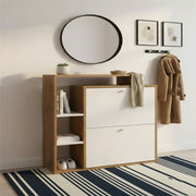 Organizador Zapatero Jenny 90x80x25cm Madera-Blanco