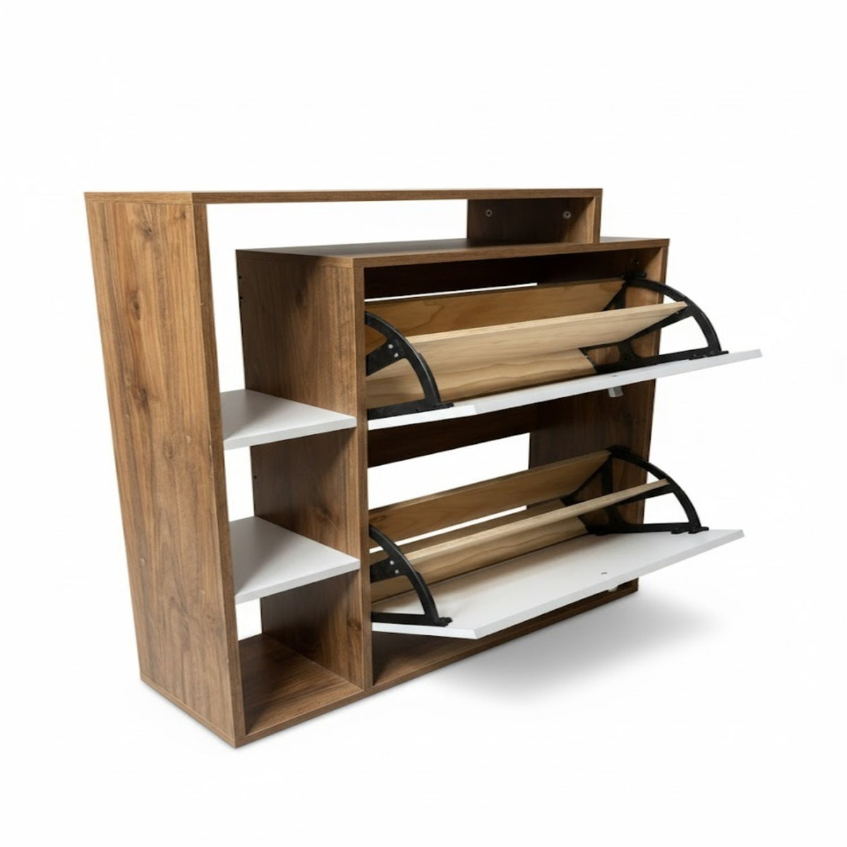 Organizador Zapatero Jenny 90x80x25cm Madera-Blanco