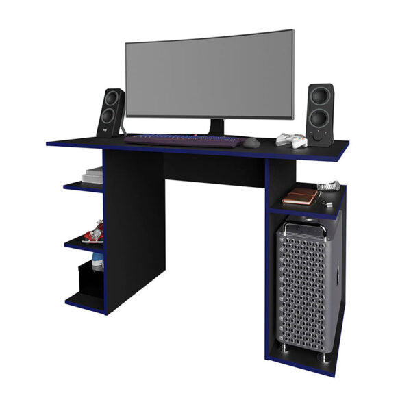 Escritorio Gamer Osaka Negro Azul
