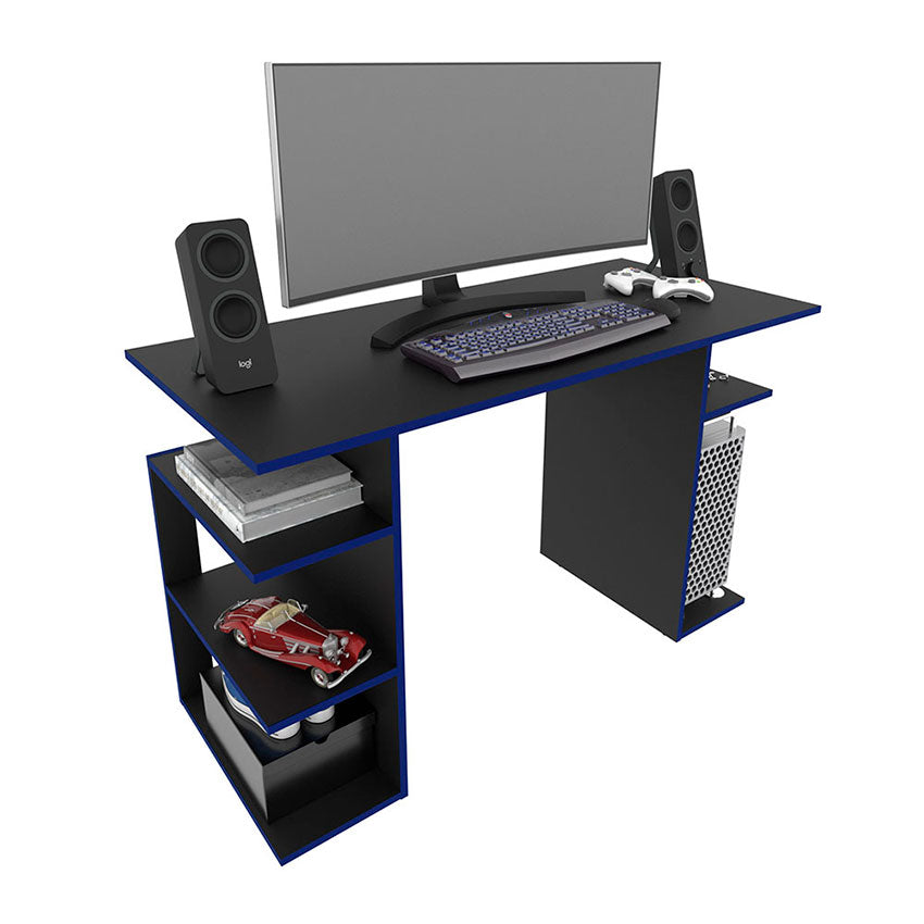 Escritorio Gamer Osaka Negro Azul