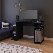 Escritorio Gamer Osaka Negro Azul