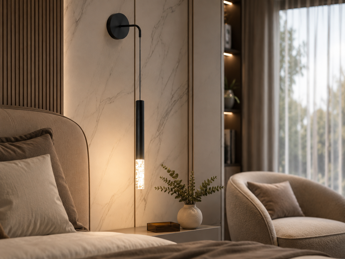 Lámpara De Pared LED Orión Negro