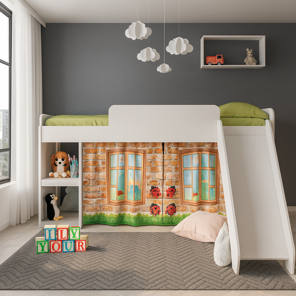 Cama Infantil Playground Blanco