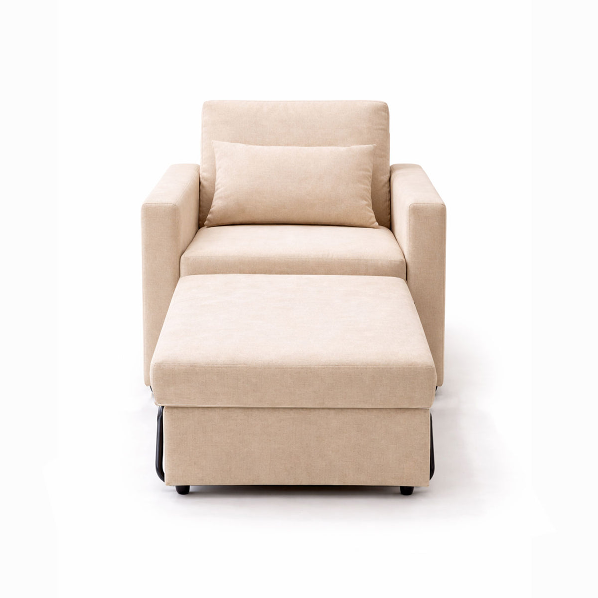 Poltrona Cama Reclinable Germany 90x76x86cm Beige