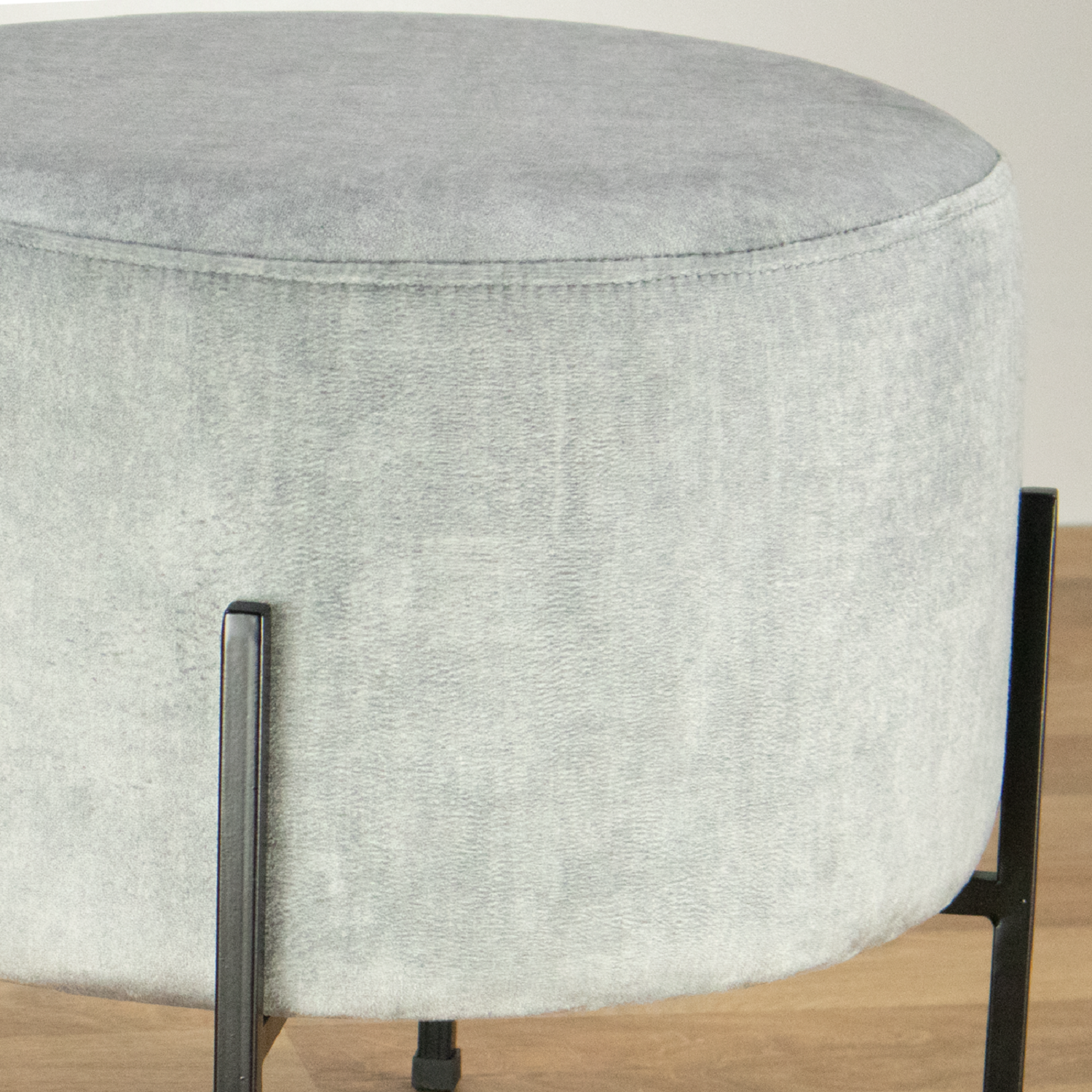 Puff Redondo Dubai (40x40x40) Gris