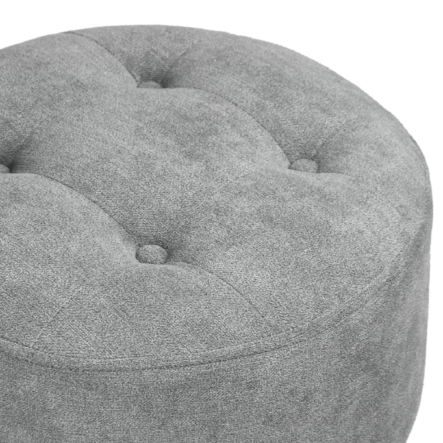 Puff Redondo 4 patas (40x40x40) Gris falcon