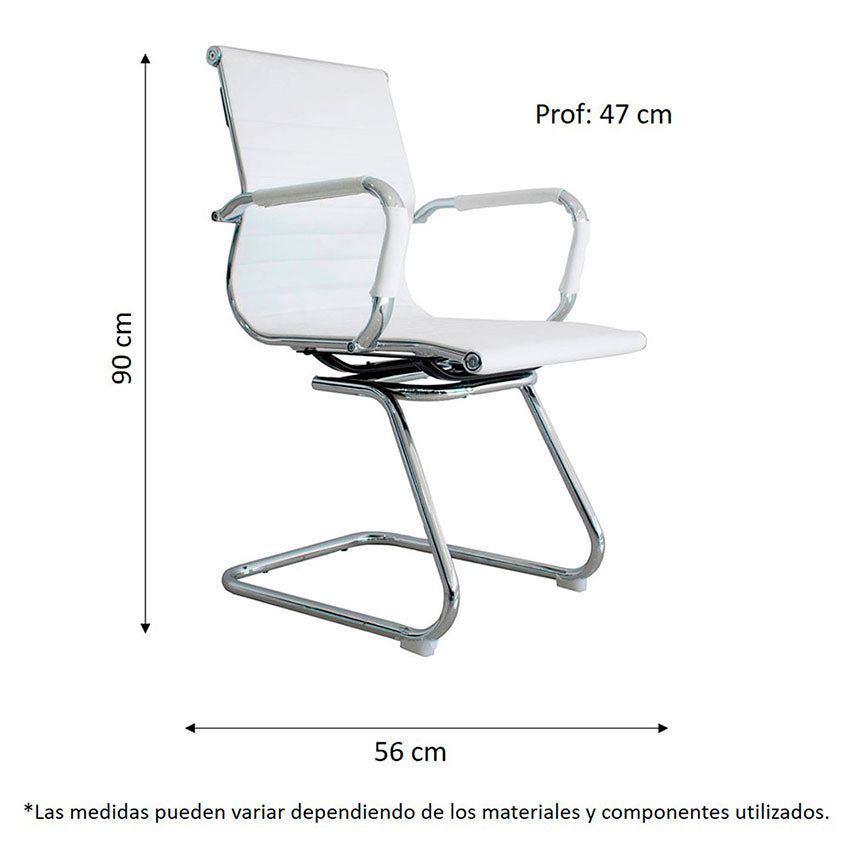 Silla Plata Blanco