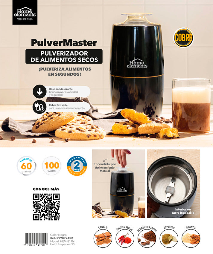 Pulvermaster home elements