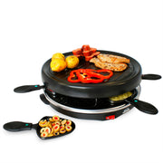 Raclette grill electrico 28 cm home elements