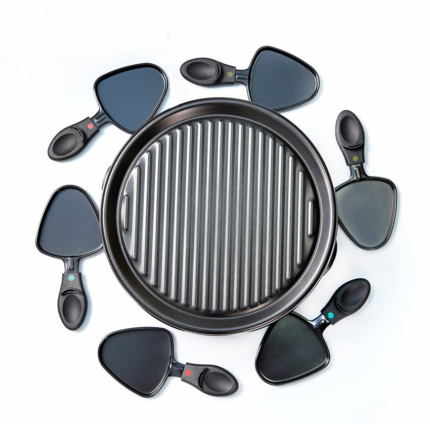 Raclette grill electrico 28 cm home elements