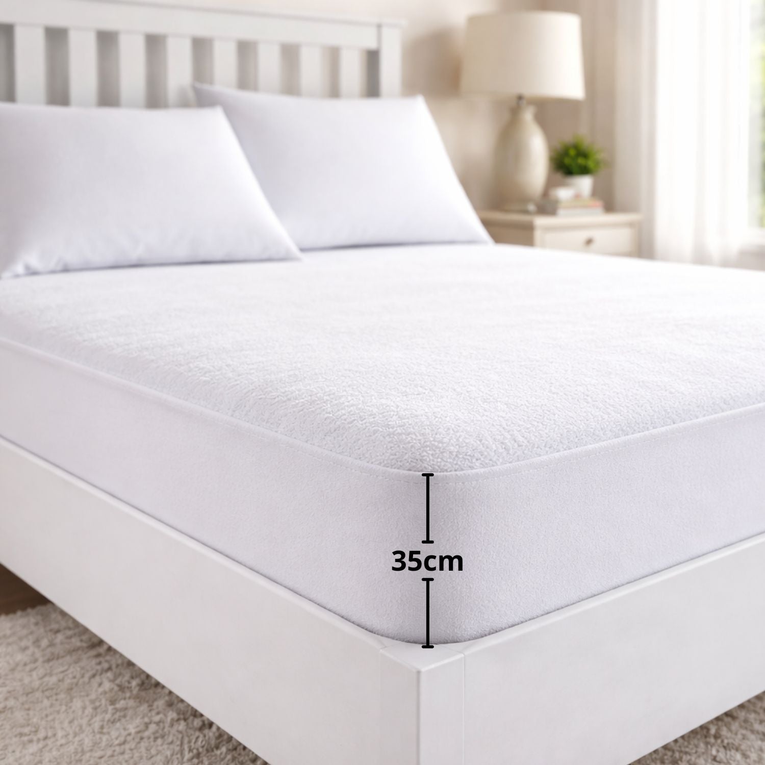 Protector Colchón 100% Impermeable Antifluido Terry