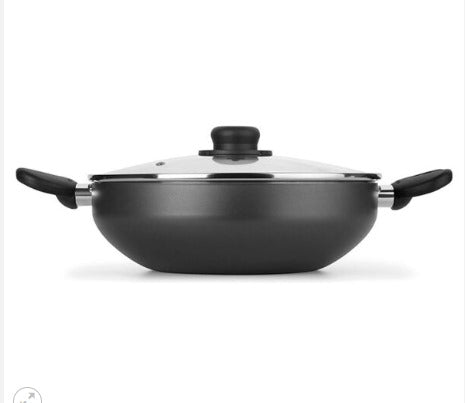 Sartén Wok Superior 28 cm Con Tapa Gris