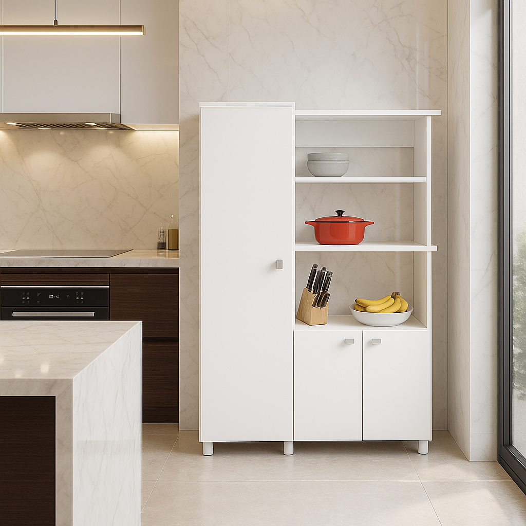 Mueble Auxiliar de Cocina Segovia Blanco