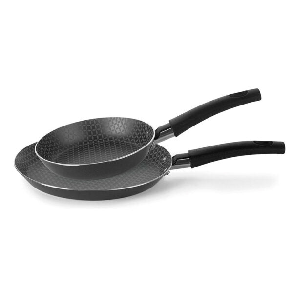 Set 2 sartenes superior 18 y 14 cm gris