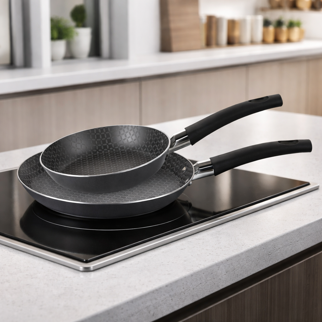 Set 2 Sartenes Superior 18 y 14 cm Gris