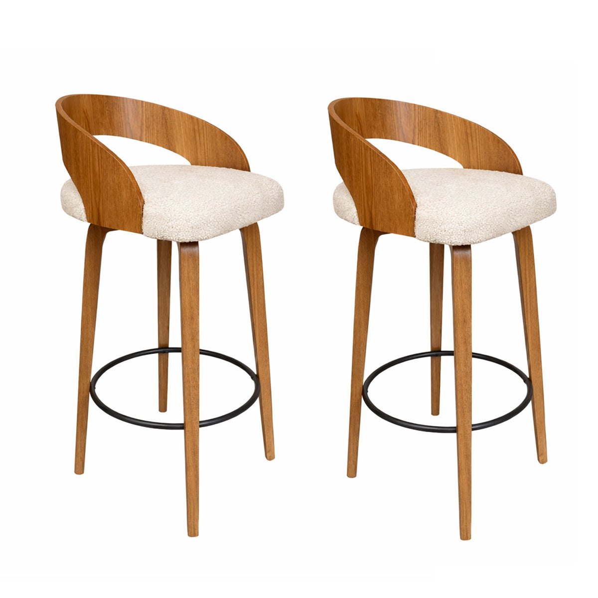 Set Silla Bar Odet  95x44x42cm Beige