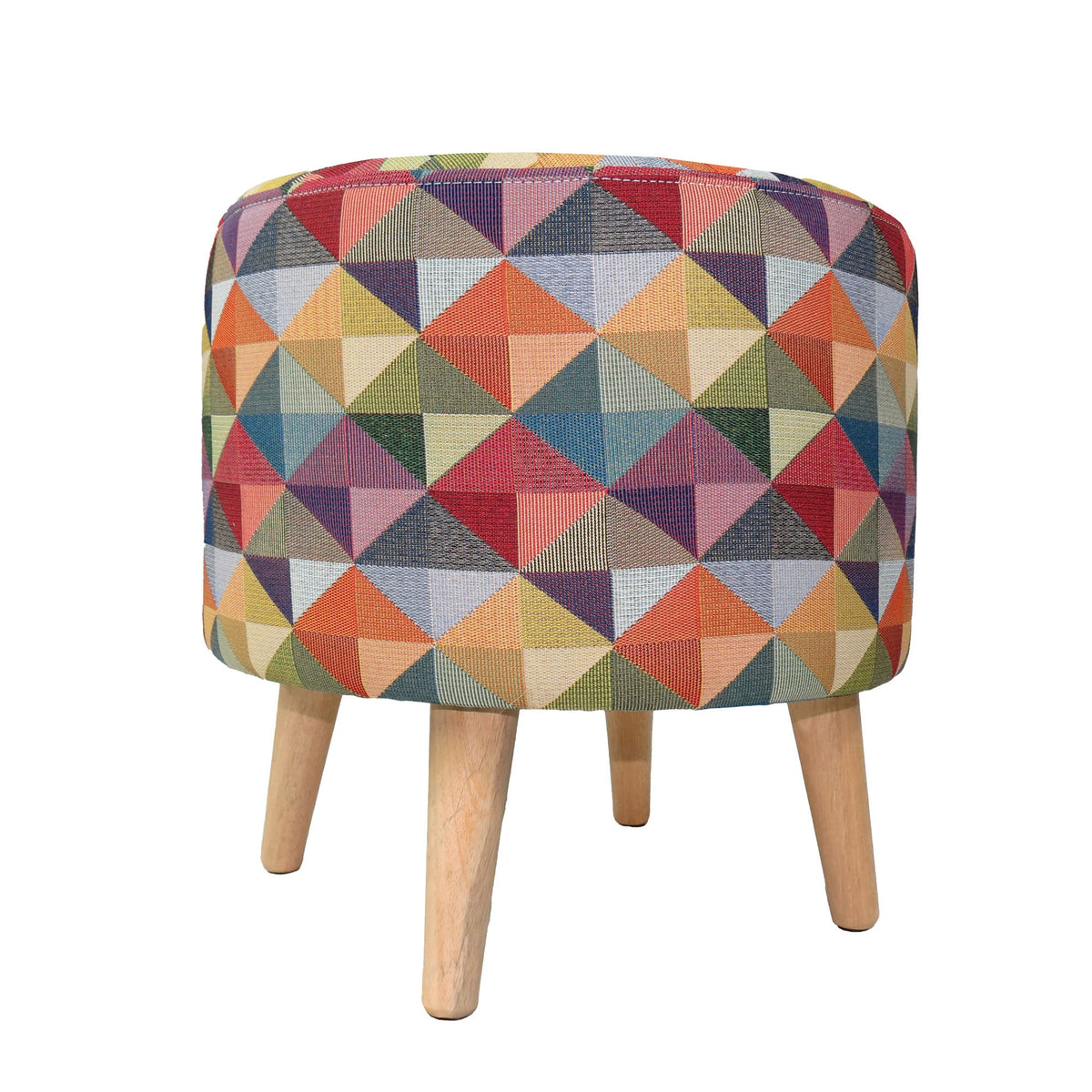 Set x 2 Und Puff Tapizado 39x40x40cm Colors