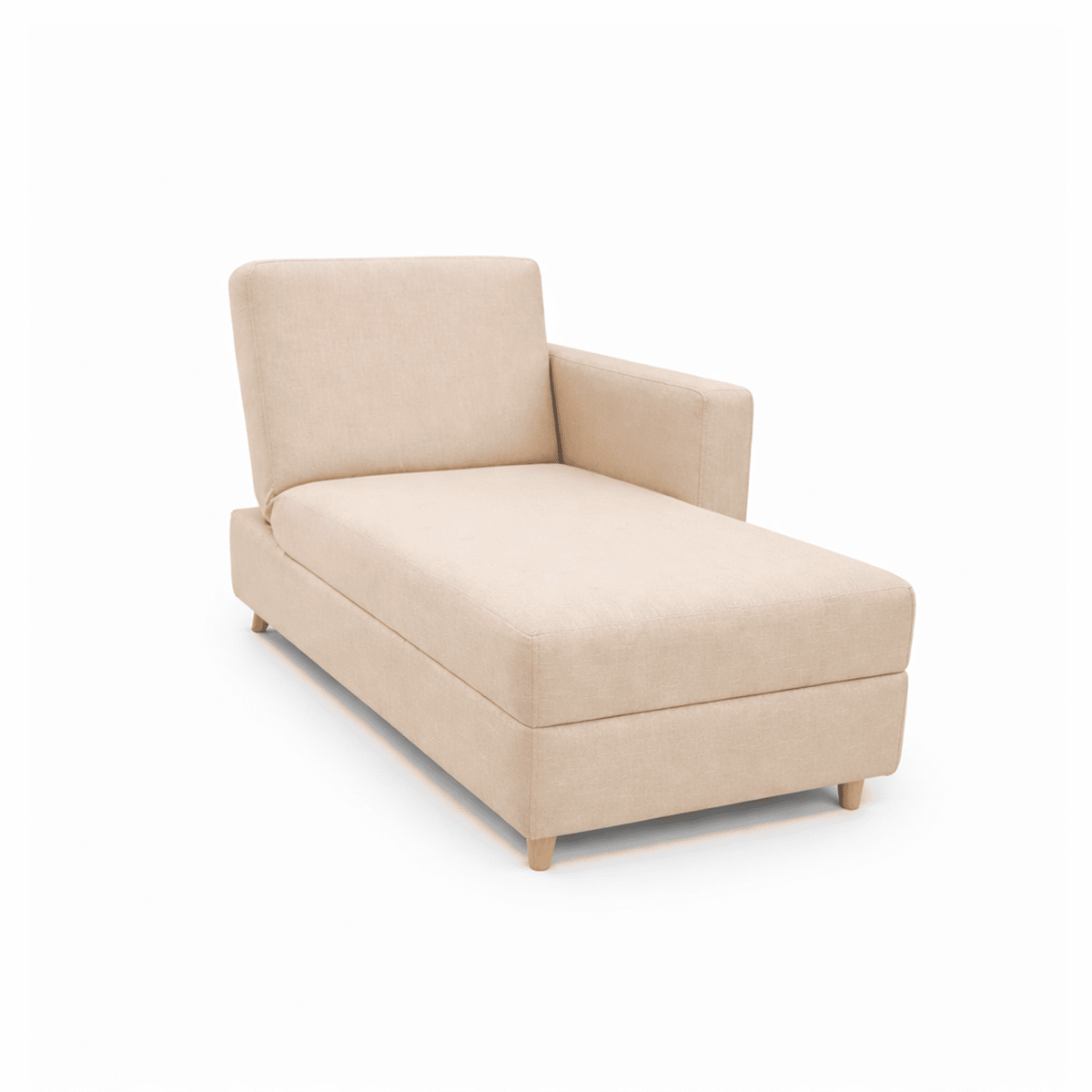 Sofá Cama Baúl 45x143x60cm Beige