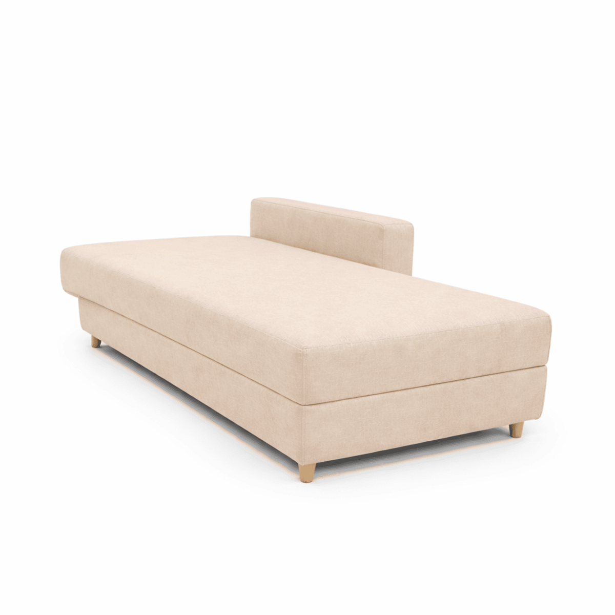 Sofá Cama Baúl 45x143x60cm Beige
