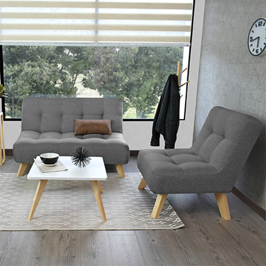 Sala navara poltrona porto gris con mesa de centro