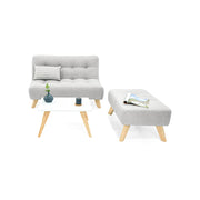 Sala navara puff porto plata con mesa de centro