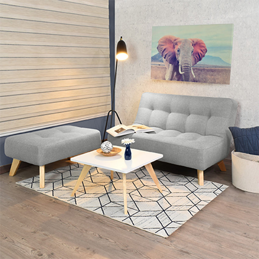 Sala navara puff porto plata con mesa de centro