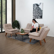 Sala toulouse 2 poltronas con mesa de centro