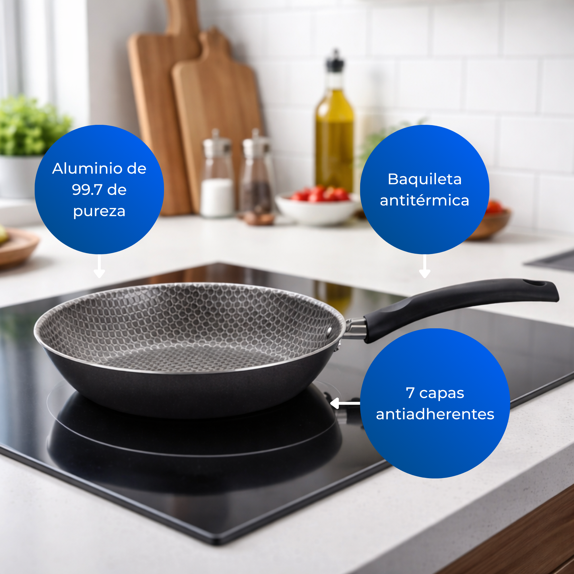 Sartén Basic 26 Cm Gris