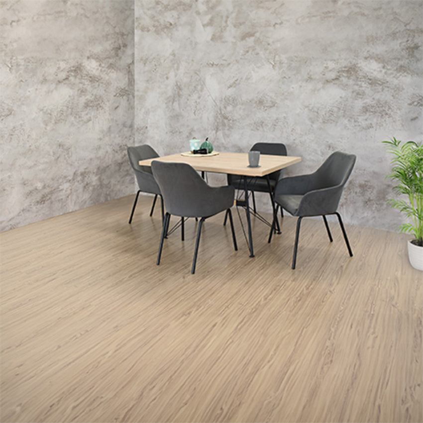 Set comedor 4 puestos falcon sillas mendoza tela gris