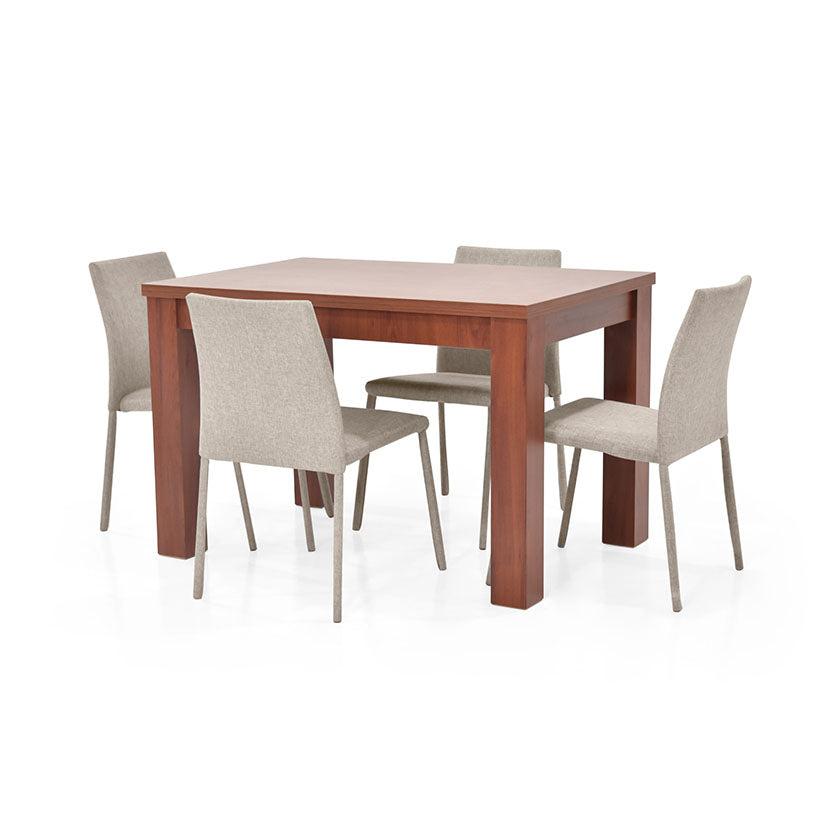 Set Comedor Mérida 4P SillaS Lugo Tela
