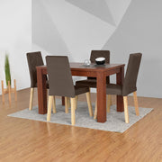 Set comedor mérida 4p sillas liverpool tela