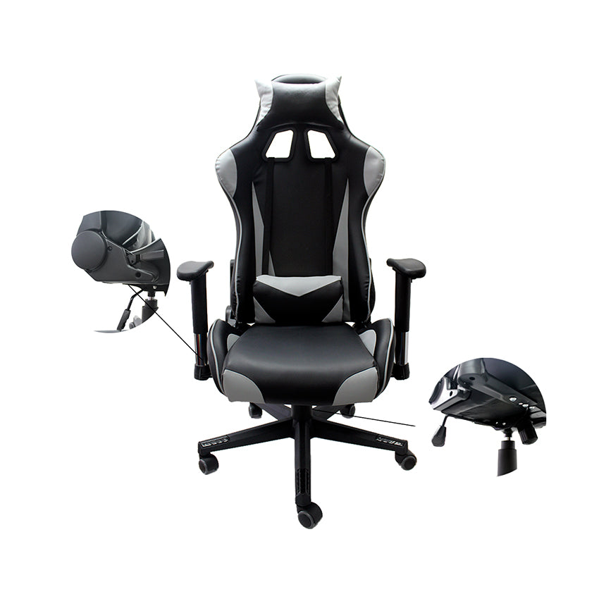Silla gamer gris   f16