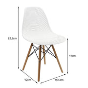 Silla colmeia tipo eames