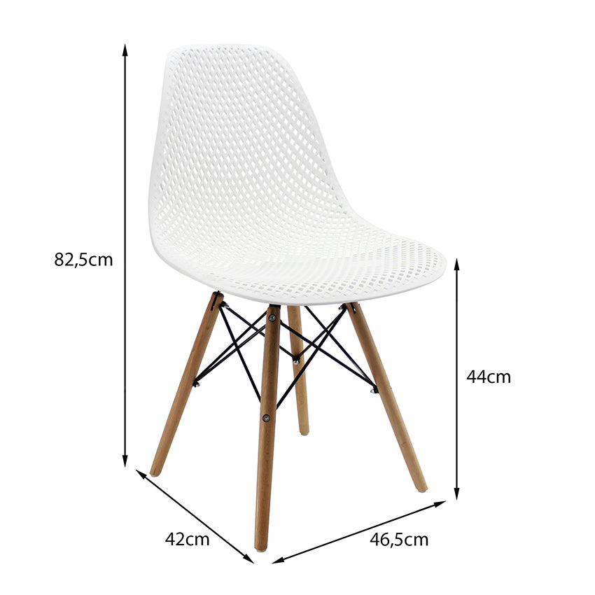 Silla colmeia Tipo Eames